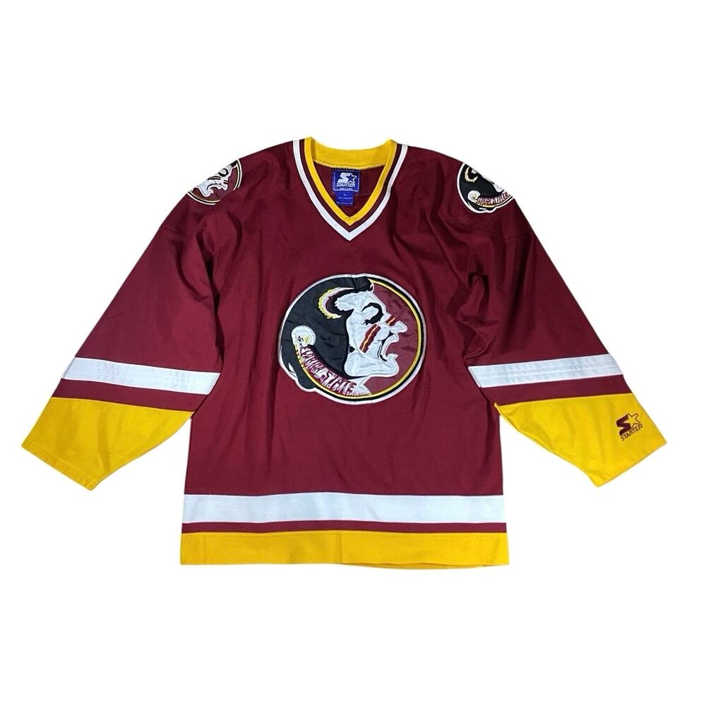Vintage Florida State Seminoles NCAA Hockey Starter Jersey - L